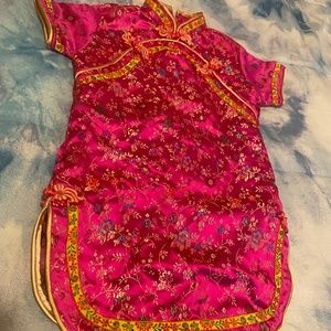 Pink & Gold Formal Dress